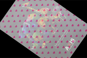 蛍光ピンクトレペ ハートA　【前のみ】