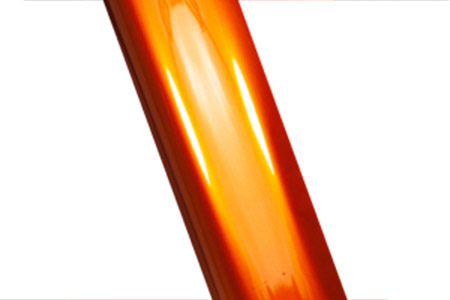 つや消しオレンジの箔