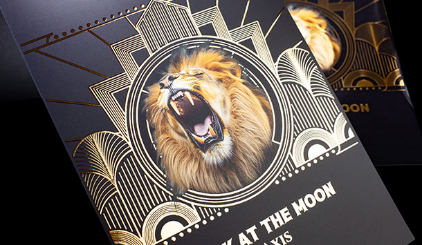 盛りが上げ箔加工の写真